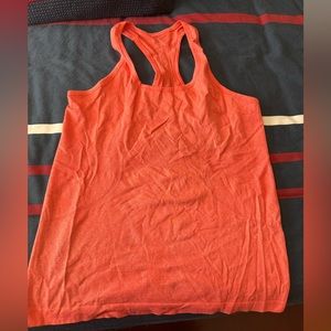 Lululemon Run Swiftly tank // coral // size 10